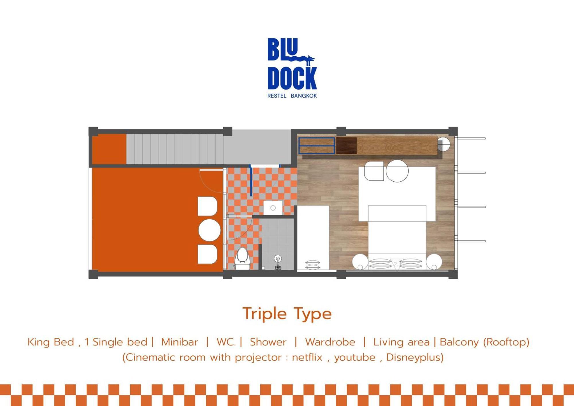 Blu Dock Restel Бангкок Экстерьер фото